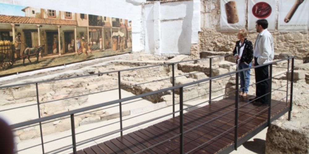 Abierto al público el yacimiento romano que se ha recuperado en la Tejuela