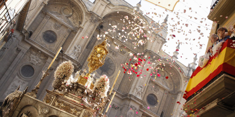 Corpus en Granada, desde el Hotel Torrepalma