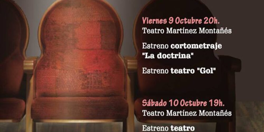 FIN DE SEMANA DE TEATRO 10 Y 11 DE OCTUBRE